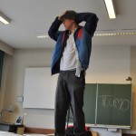 Probe im Klassenzimmer