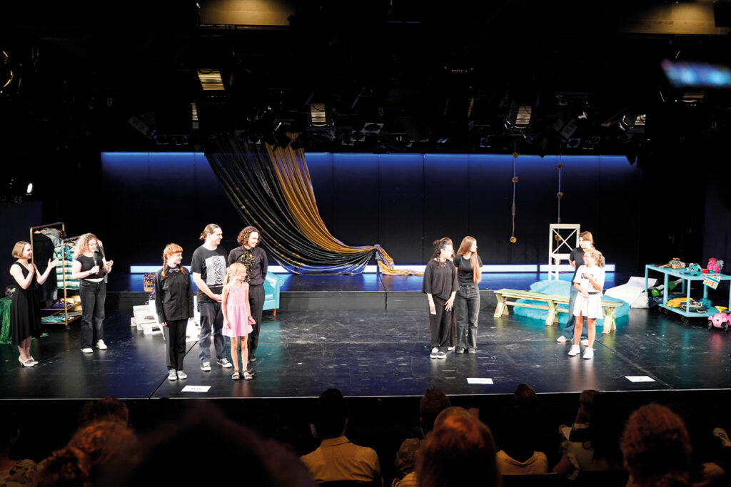 Bühnenworkshop während des Bühnenprogramms des 10jährigen BOXX-Jubiläums